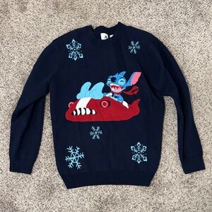 Disney Stitch Christmas Knit Sweater